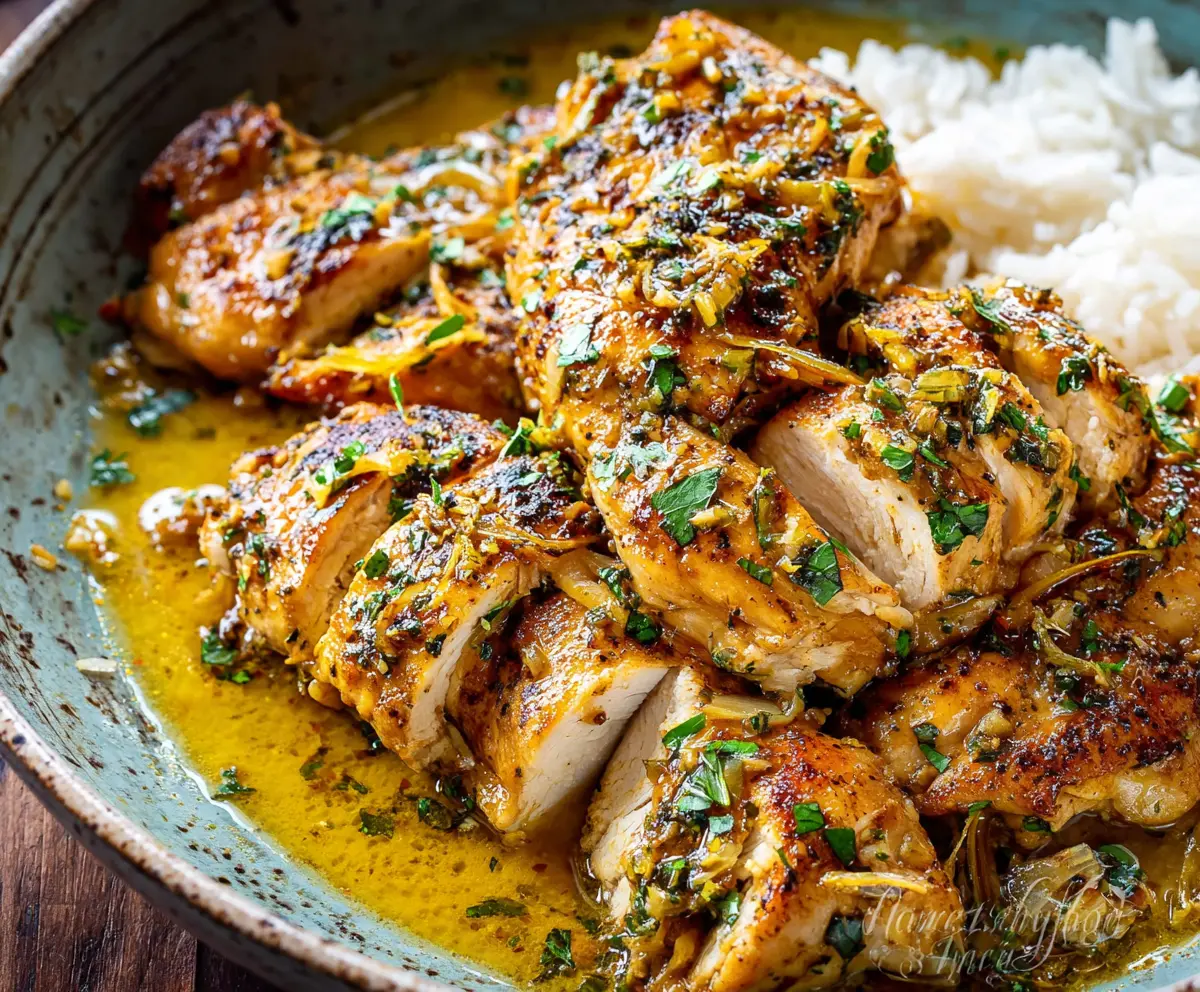 Easy Garlic Butter Chicken Recipe