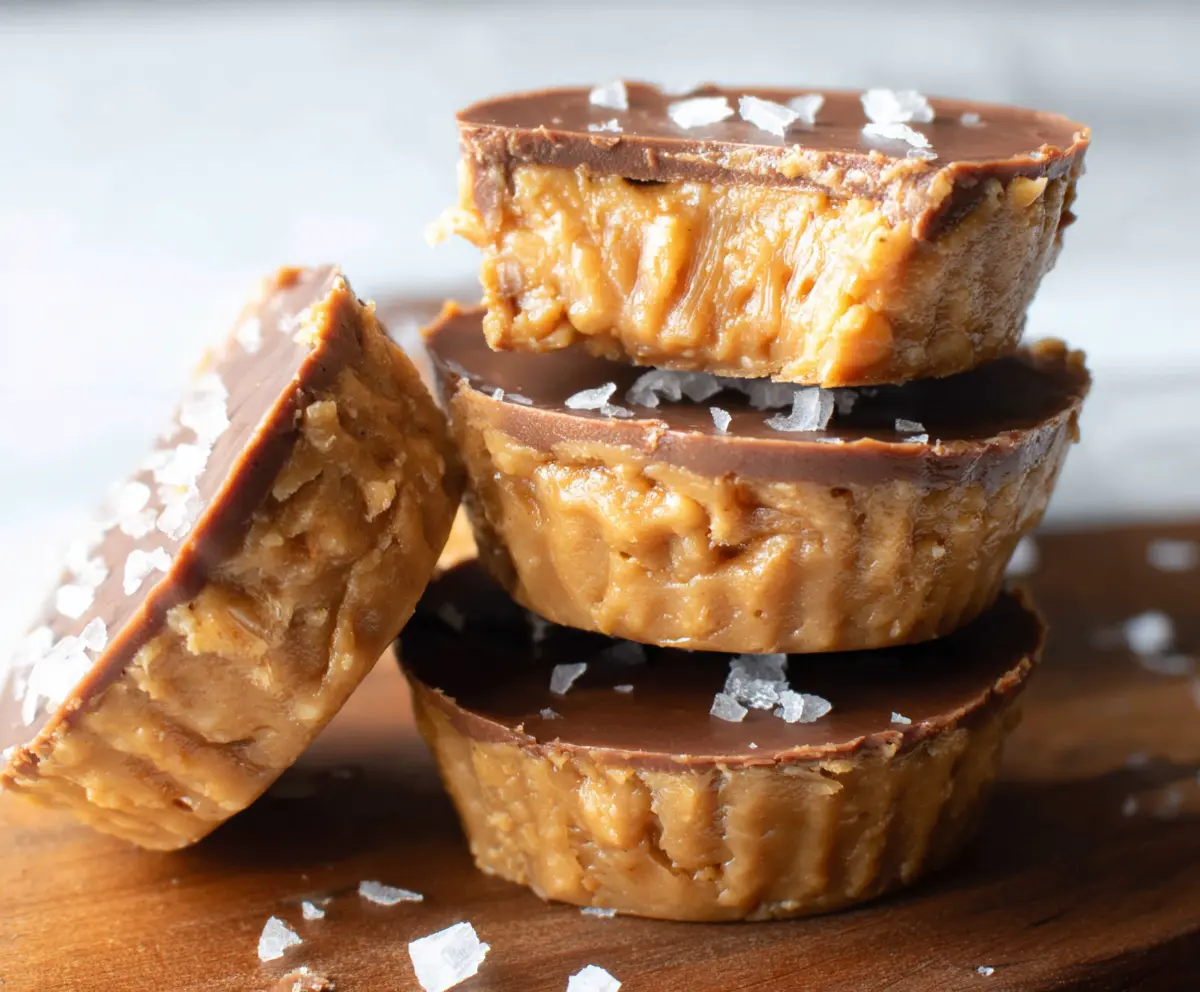 Easy Healthy 3-Ingredient Peanut Butter Cups