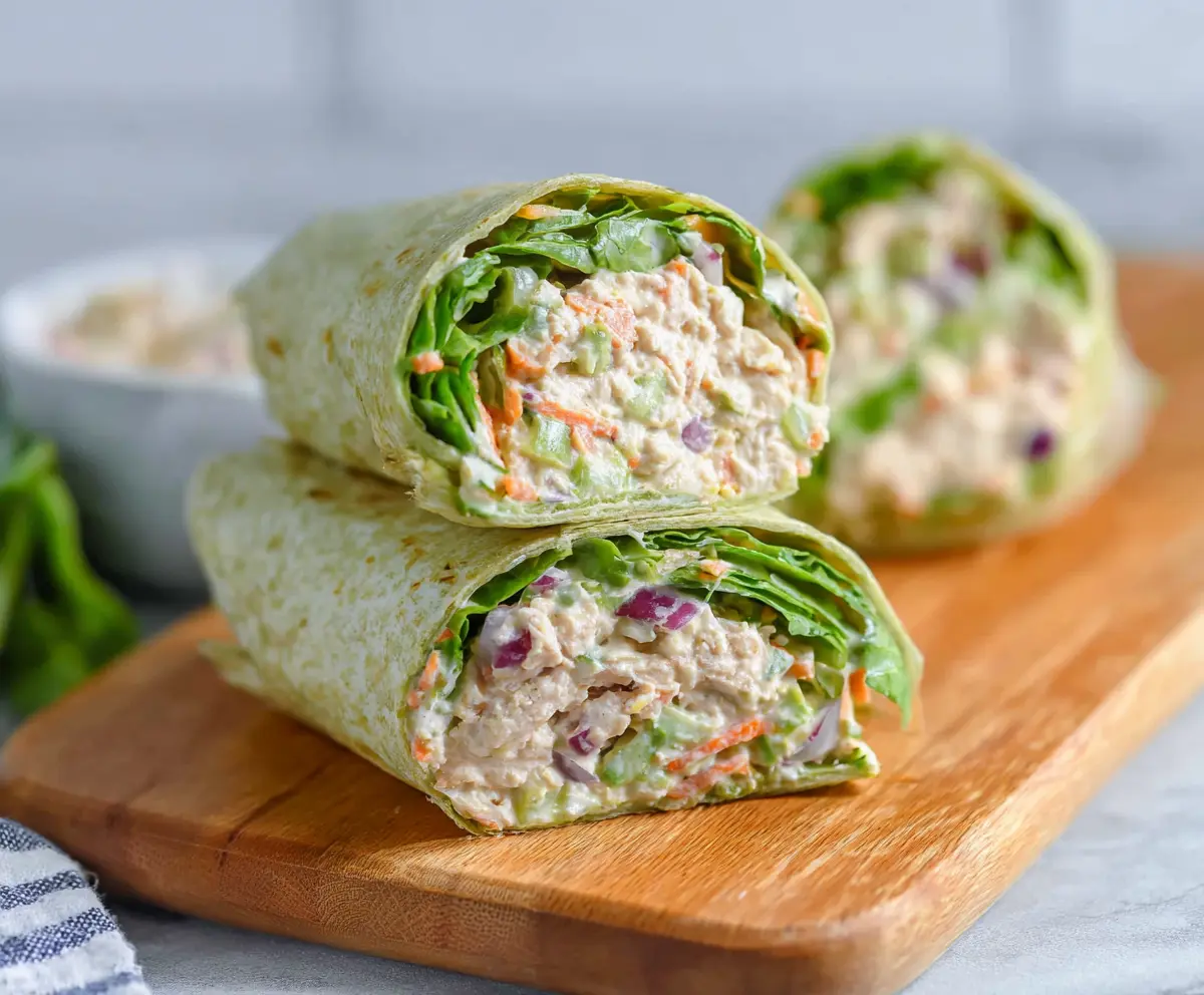 Easy Healthy Chicken Salad Wraps