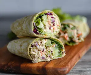 Healthy Chicken Salad Wraps