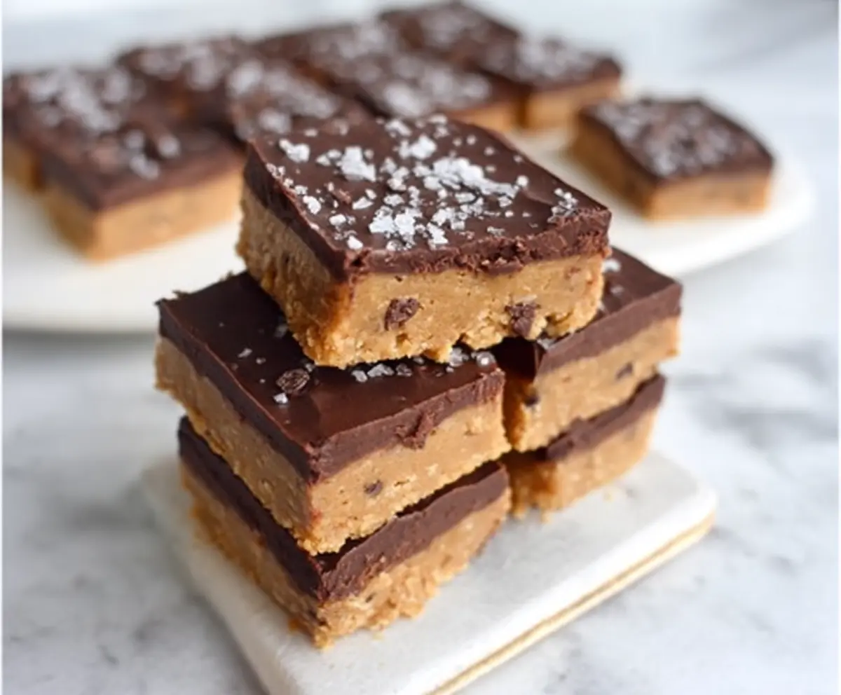 Healthy No Bake Cookie Dough Bars
