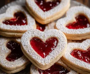Heart Jam Cookies