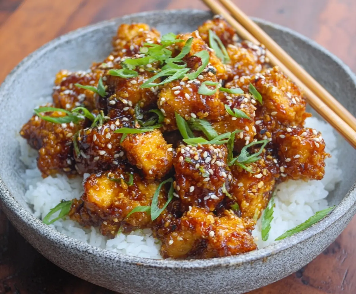 Easy Honey Garlic Tofu Recipe