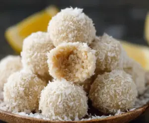 Lemon Coconut Protein Balls