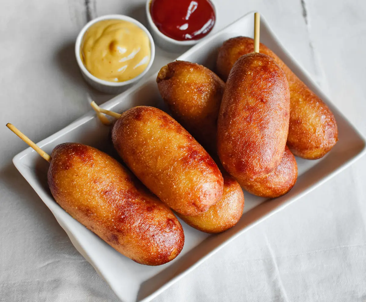 Easy Mini Corn Dogs Recipe