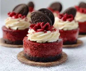 Mini Red Velvet Cheesecake