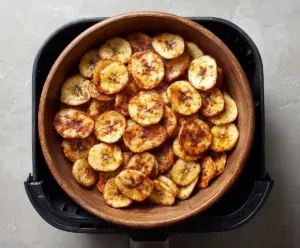 Quick Air Fryer Cinnamon Banana Chips