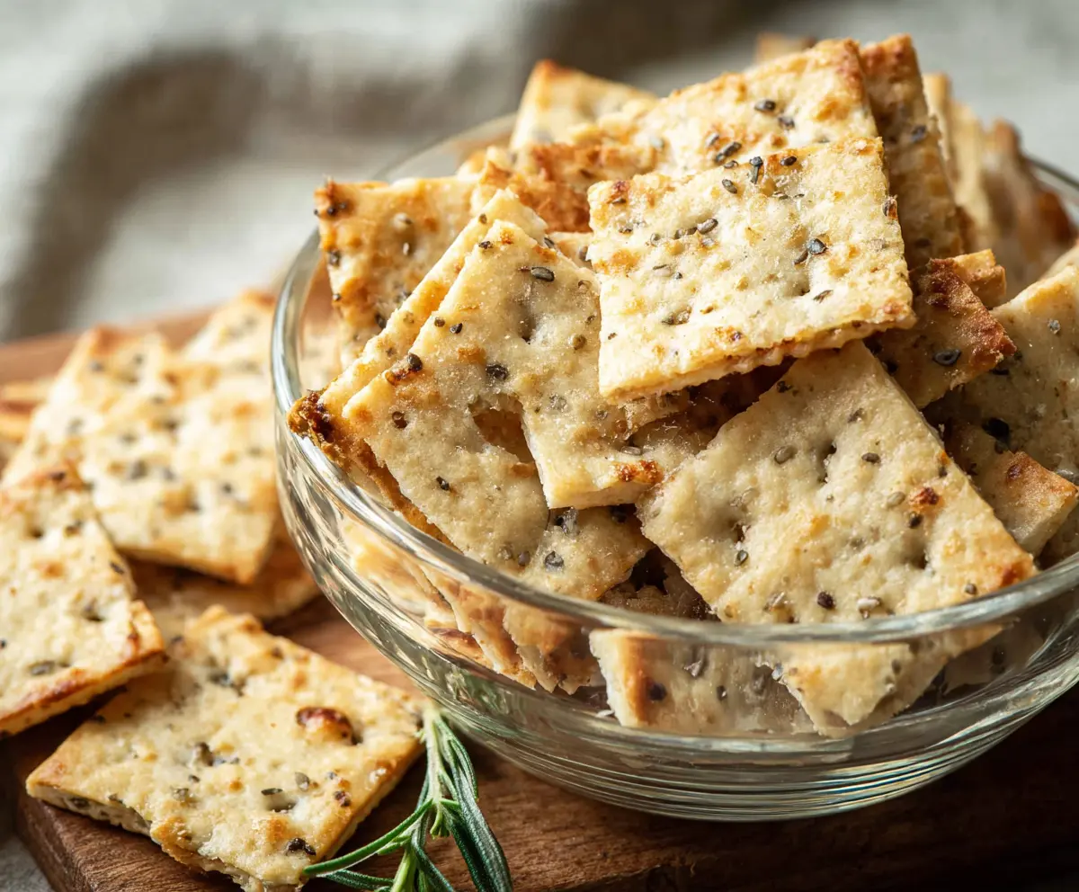 Crispy Sourdough Discard Crackers