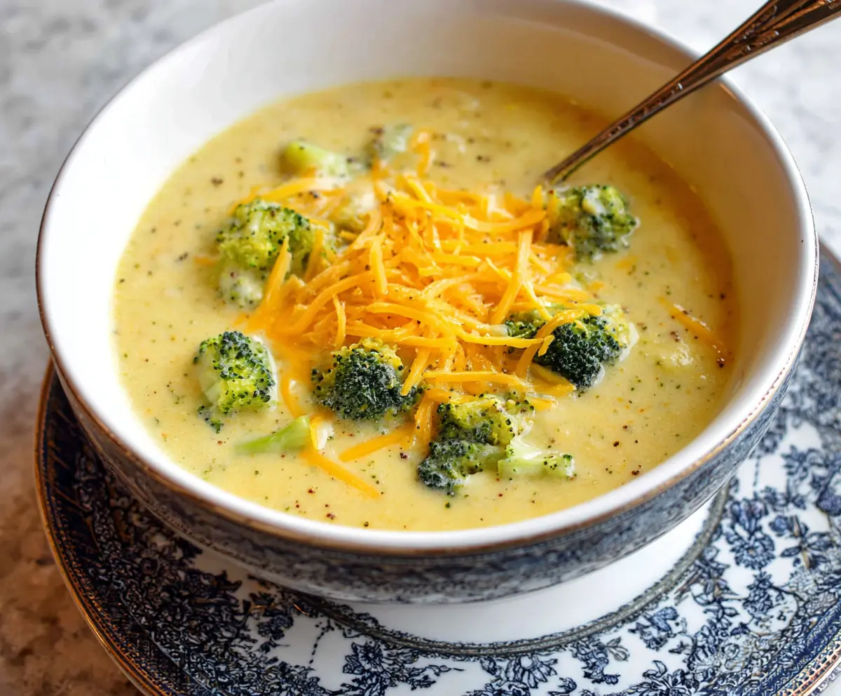 Easy Cheddar Broccoli Potato Stew