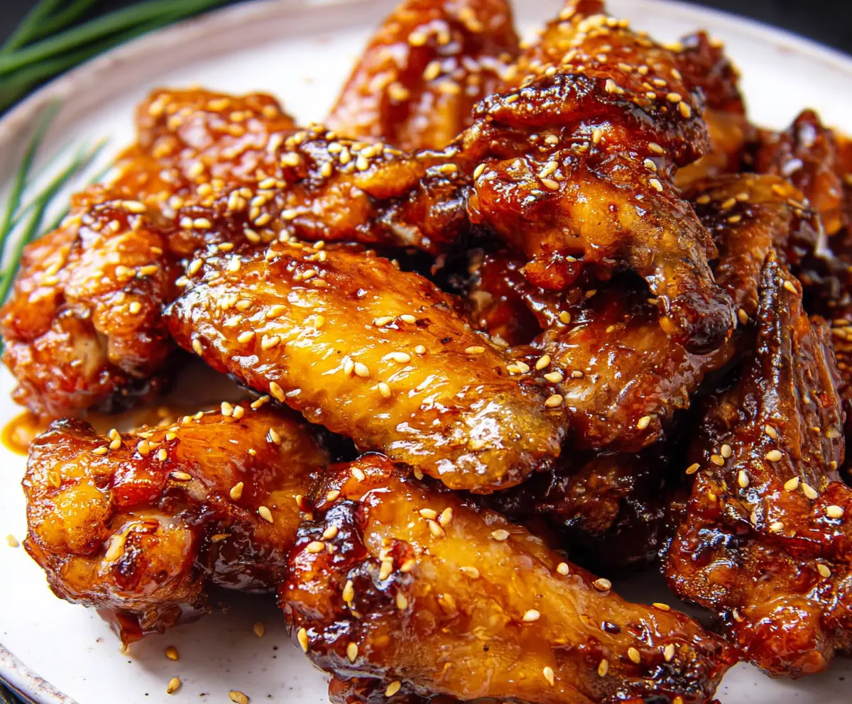 Sticky Pineapple Teriyaki Chicken Wings