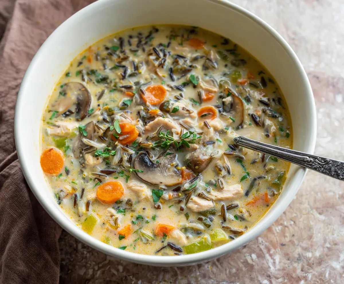 Comforting Turkey Wild Rice Soup Recipe