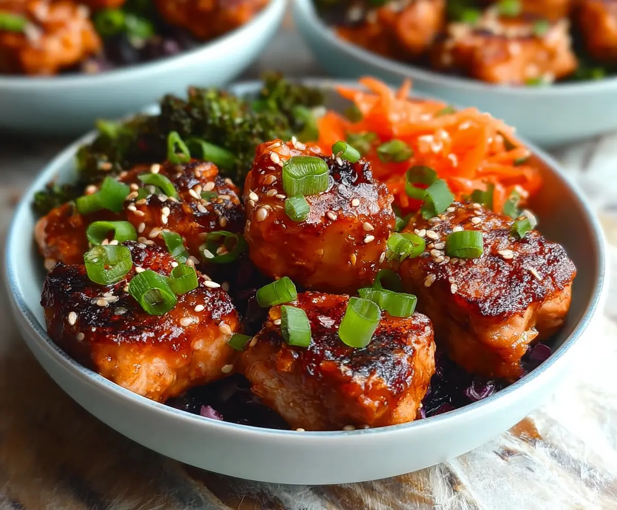 Easy Bang Bang Salmon Bowls