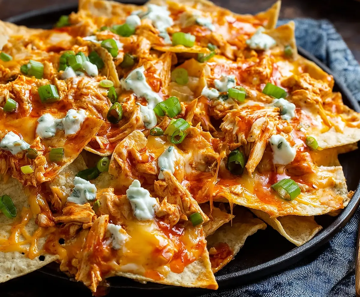 Buffalo Chicken Dip Nachos Recipe