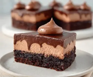 Chocolate Mousse Brownies