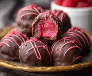 Chocolate Raspberry Truffles