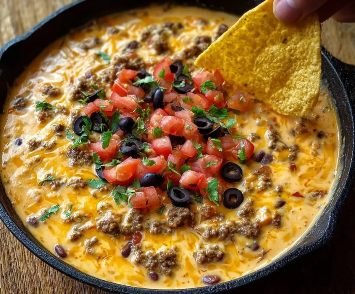 Easy Cowboy Queso Dip