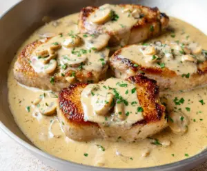 Creamy Garlic Pork Chops
