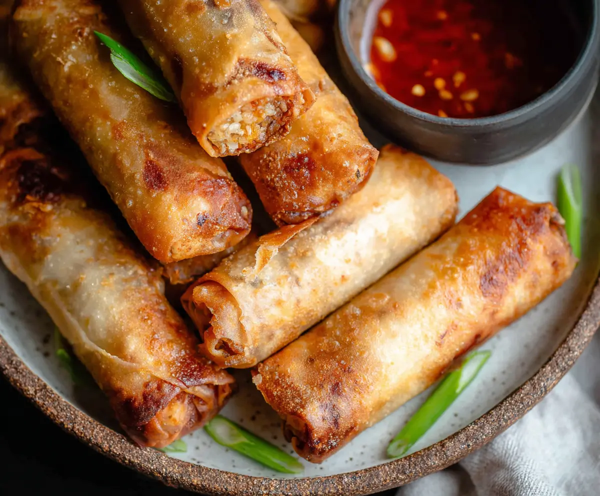 Crispy Air Fryer Spring Rolls Recipe