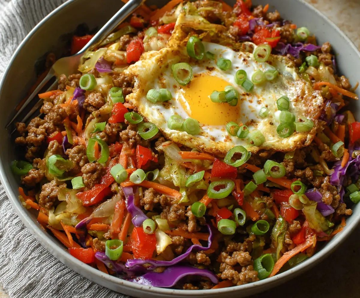 Easy Egg Roll in a Bowl Recipe