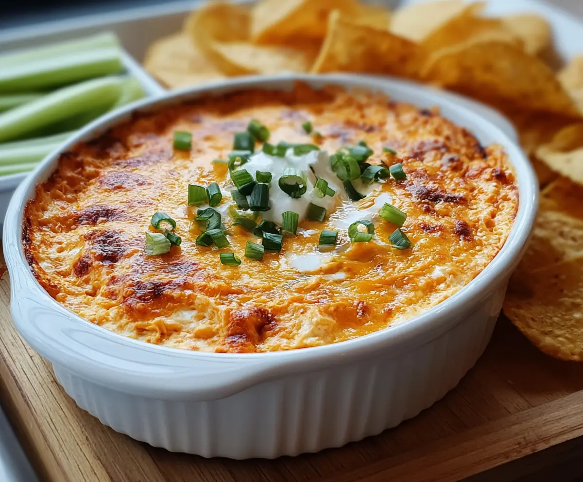 Easy Frank’s RedHot Buffalo Chicken Dip