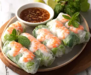 Fresh Vietnamese Shrimp Spring Rolls