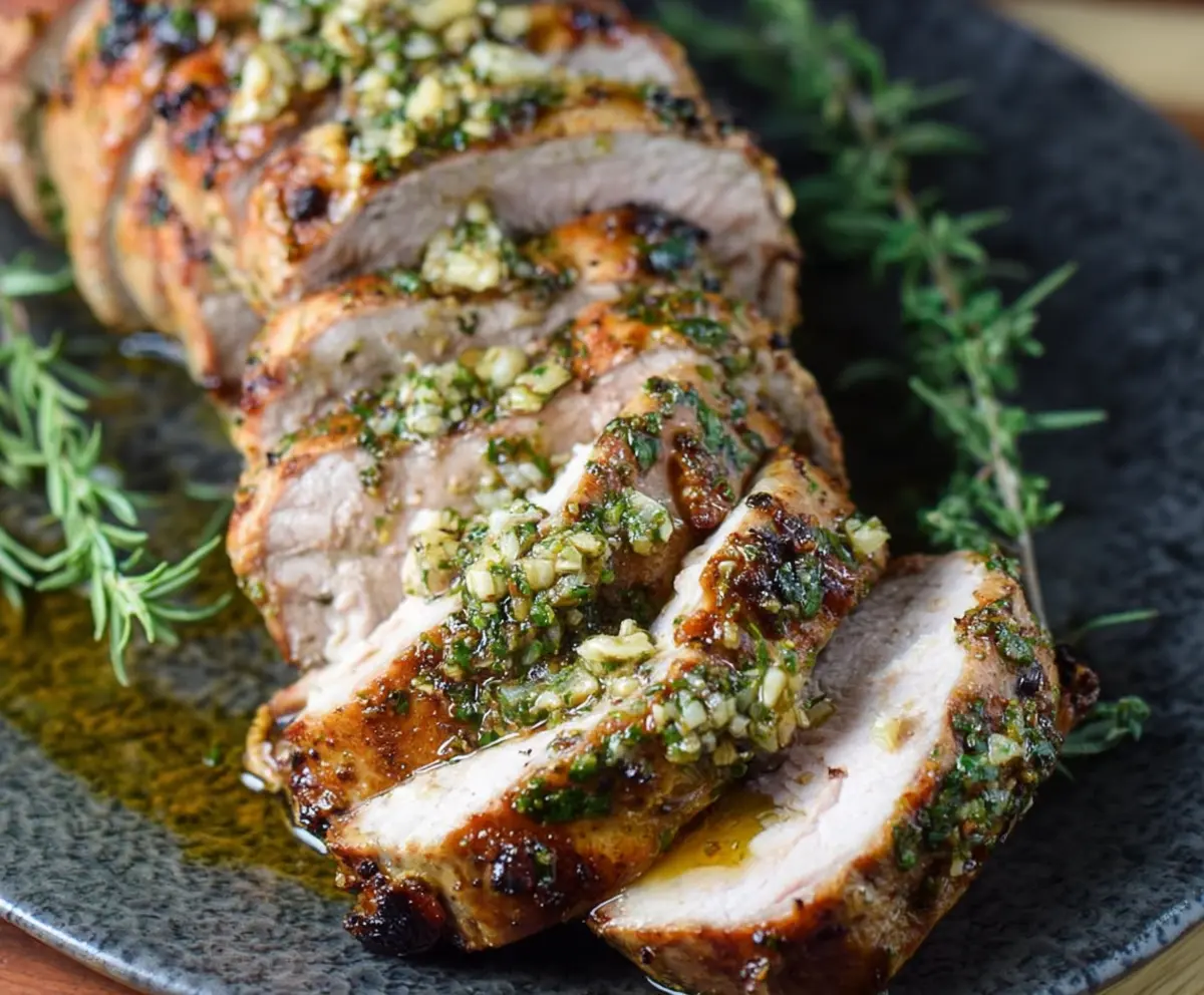 Easy Garlic Butter Pork Tenderloin Recipe