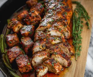 Garlic Butter Pork Tenderloin