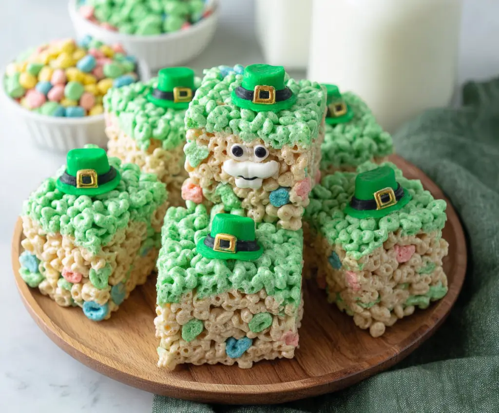 Lucky Leprechaun Rice Krispie Treats