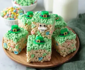 Lucky Leprechaun Rice Krispie Treats