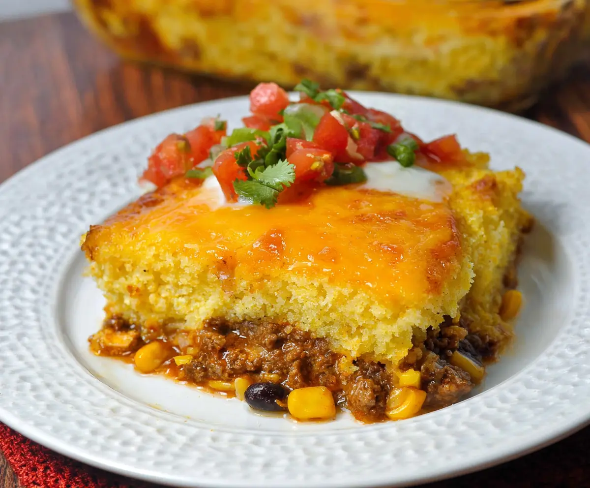 Easy Mexican Cornbread Casserole