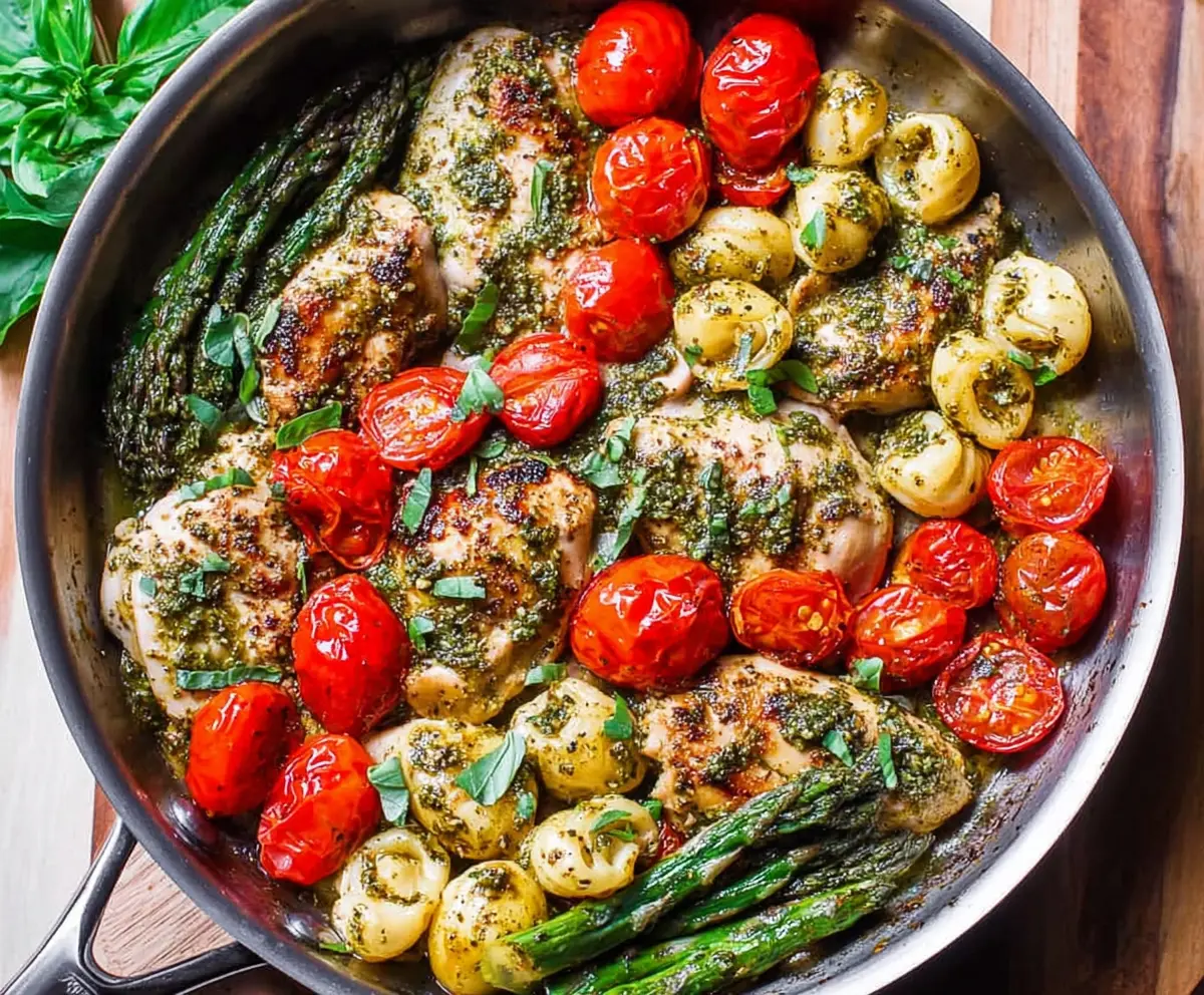 Easy One-Pan Pesto Chicken