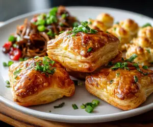 Pulled Pork Pastry Puffs