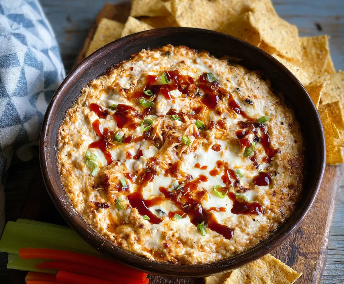 Easy Smokey BBQ Chicken Dip