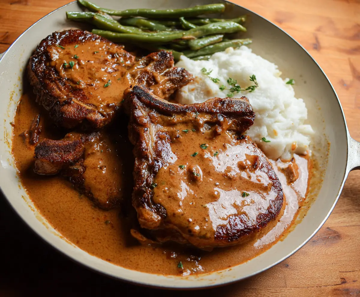 Easy Smothered Pork Chops Recipe