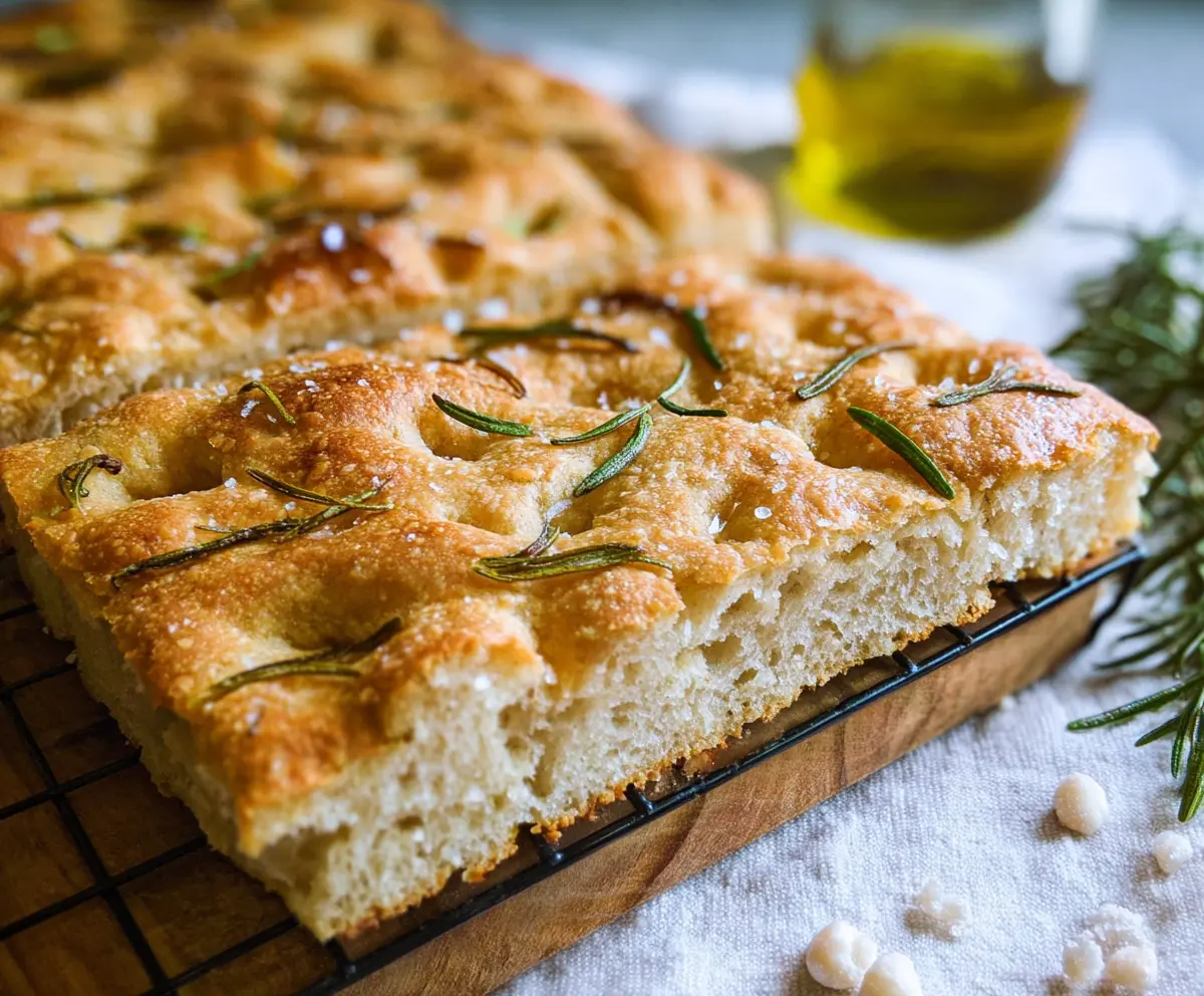 Easy Sourdough Discard Focaccia
