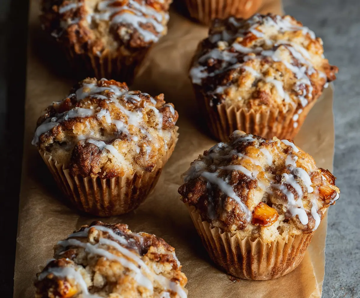Easy Sourdough Fall Muffins