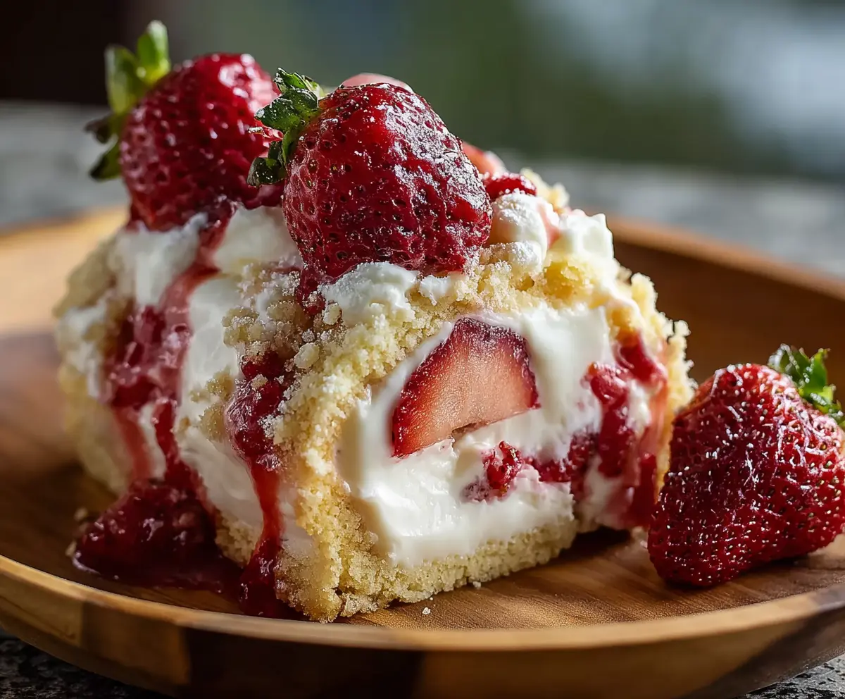 Easy Strawberry Cheesecake Rolls