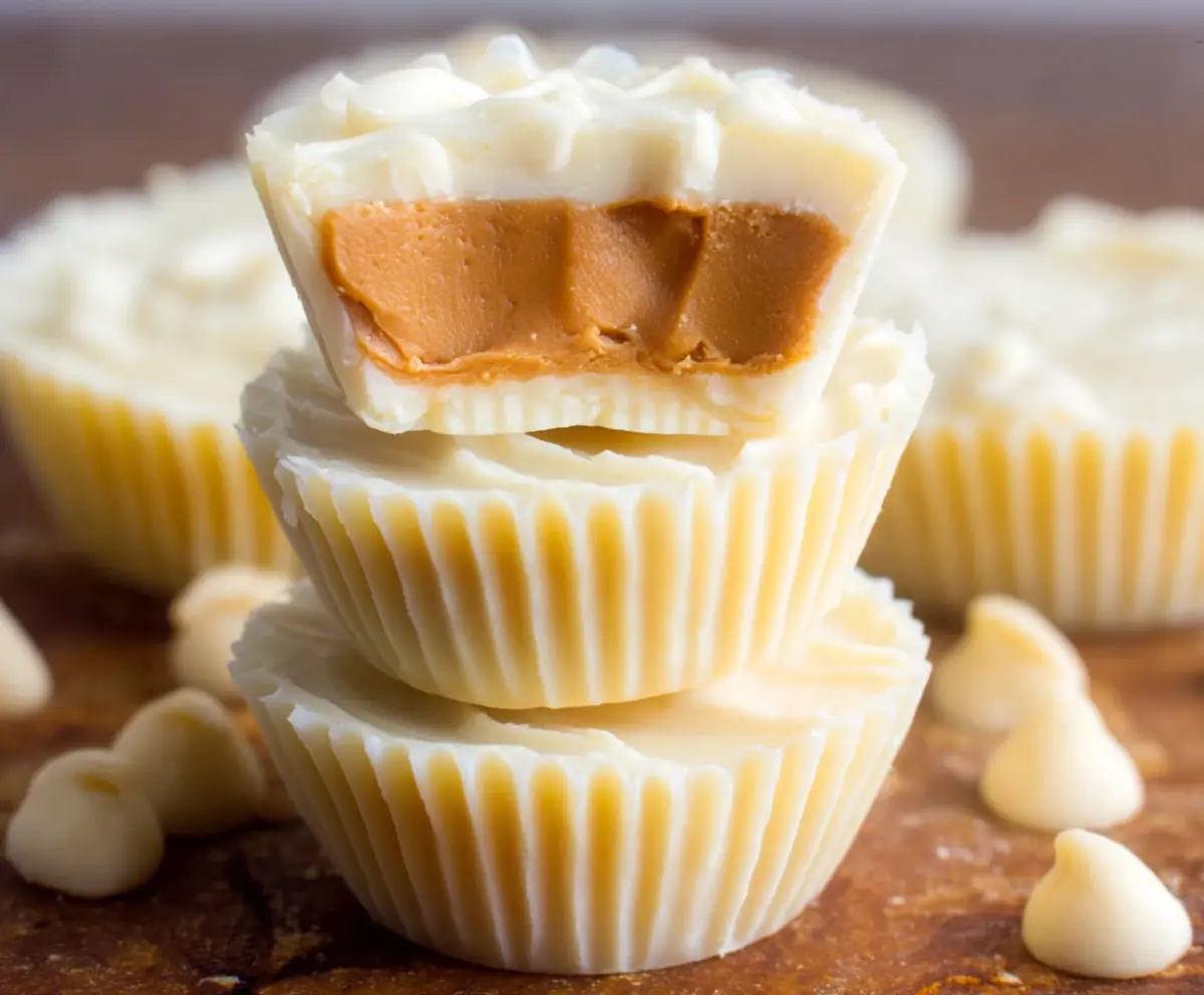Easy White Chocolate Peanut Butter Cups