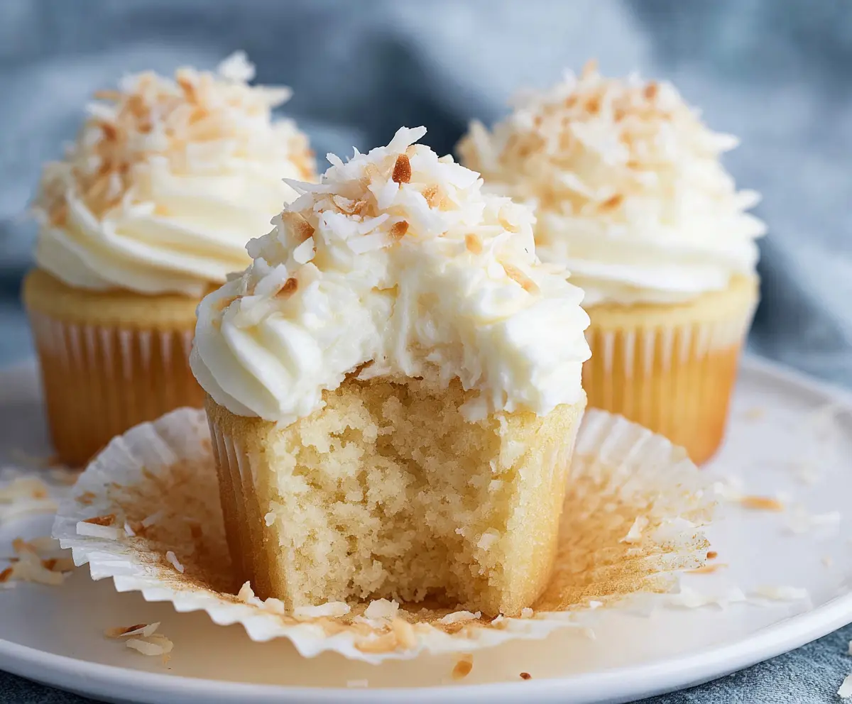 Easy Coconut Cupcakes Recipe