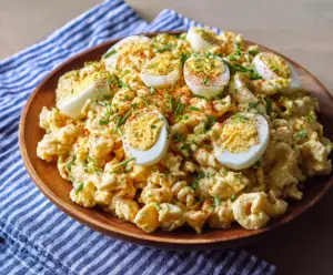 Creamy Deviled Egg Pasta Salad