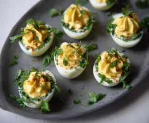 Deviled Eggs with Dijon And Fresh Herbs