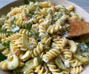 Dill Pickle Pasta Salad