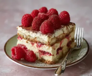 Fresh Raspberry Tiramisu