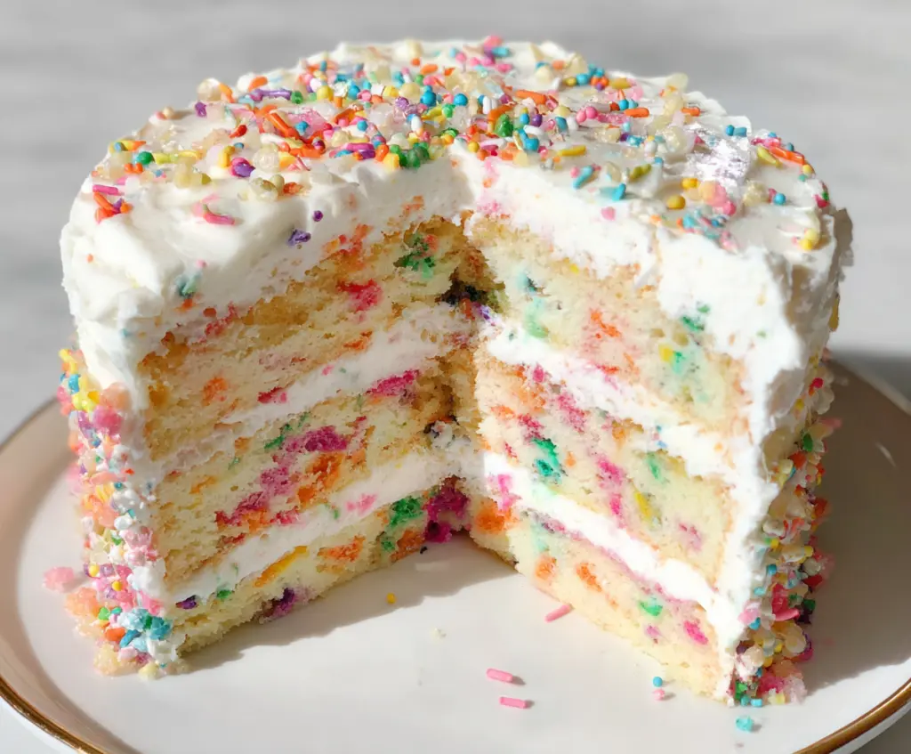 Funfetti Sprinkle Birthday Cake