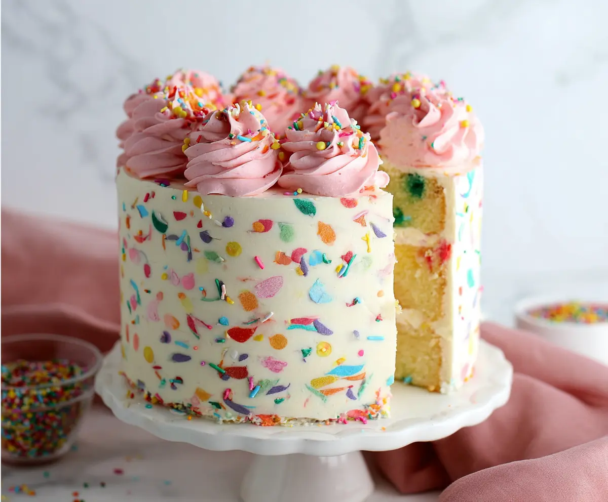Easy Funfetti Birthday Cake Recipe