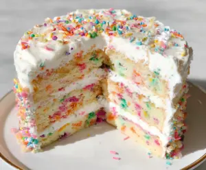 Funfetti Sprinkle Birthday Cake