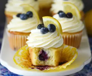Lemon Blueberry Cupcakes