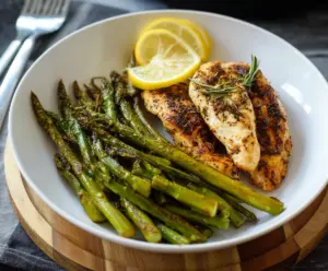 Lemon Herb Chicken with Asparagus