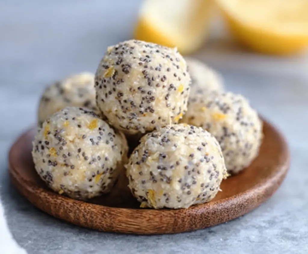Lemon Poppy Seed Energy Bites