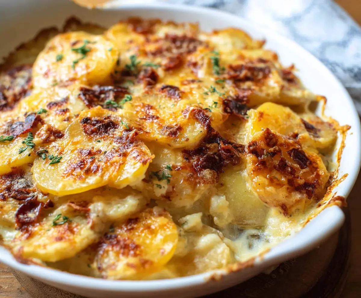 Easy Loaded Scalloped Potatoes